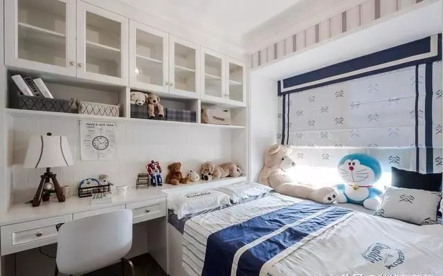 现代简约美式风格案例，配色清爽干净