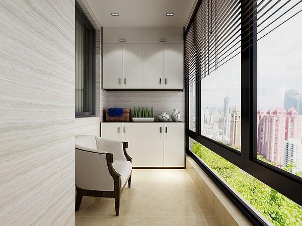 唯美的阳台柜设计案例，相信幸福可以定制出来的！
