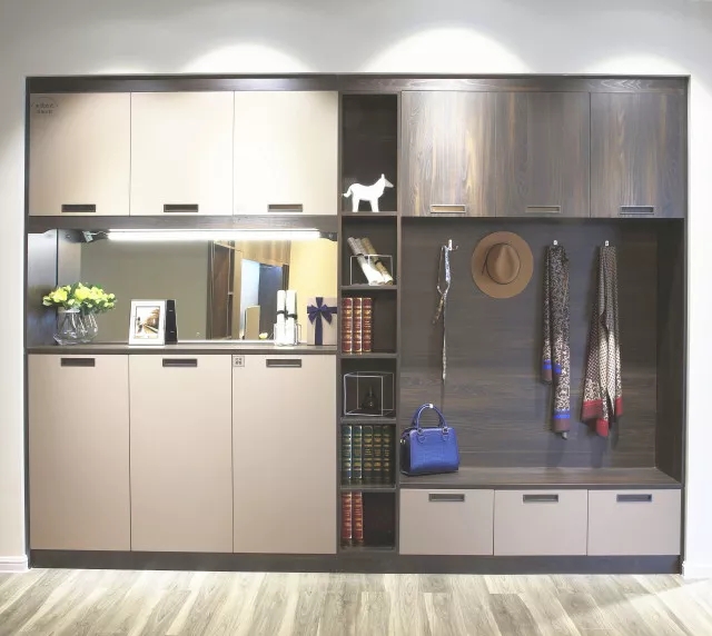 如此流行的玄关鞋柜组合设计案例，堪称小户型超级收纳！