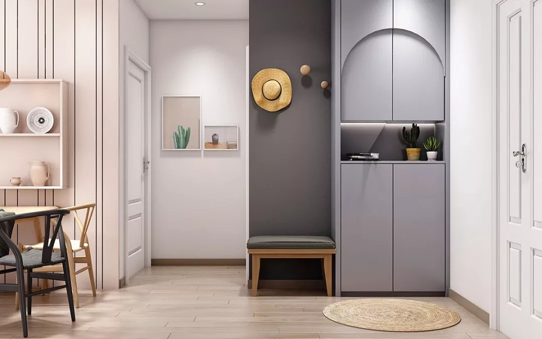 进门无玄关，鞋子如何放？