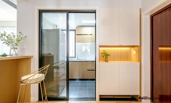 拉斐尔家具定制设计 流行嵌入式鞋柜