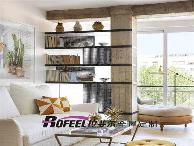 拉斐尔家具 | 客厅中间有承重柱，这样做超实用！