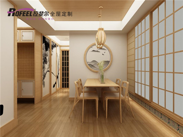 拉斐尔全屋定制|112平米日式原木风，从玄关美到卧室！