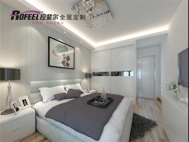 拉斐尔全屋定制|现代简约卧室，简约而不简单，真的很美！