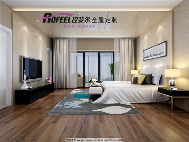 拉斐尔全屋定制|现代简约卧室，简约而不简单，真香！