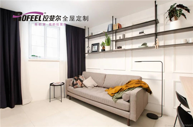 拉斐尔全屋定制|40㎡工业风装修，好想住到天荒地老！