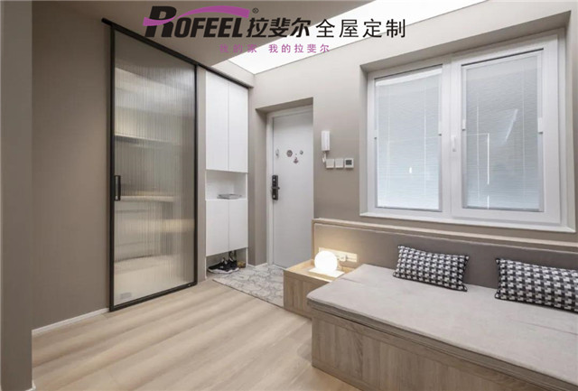 拉斐尔全屋定制|79㎡简约风两室装修，客厅设计是亮点！小户型可以学学！