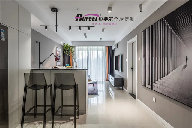 拉斐尔全屋定制|65㎡婚房设计，美到窒息，每一天都过情人节！