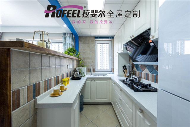 拉斐尔全屋定制|宽敞又高颜值的半围全型开放式厨房